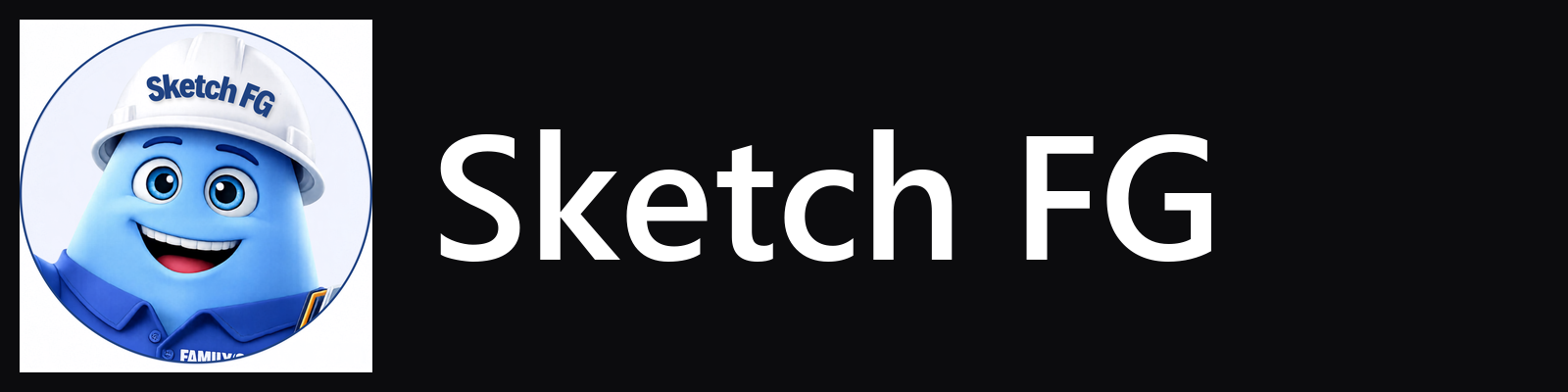 Horizontal lockup on a dark background